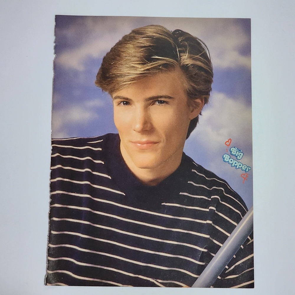 Shane Conrad Headshot Poster Pinup Clipping Vintage 8x10 Early 90s Big Bopper